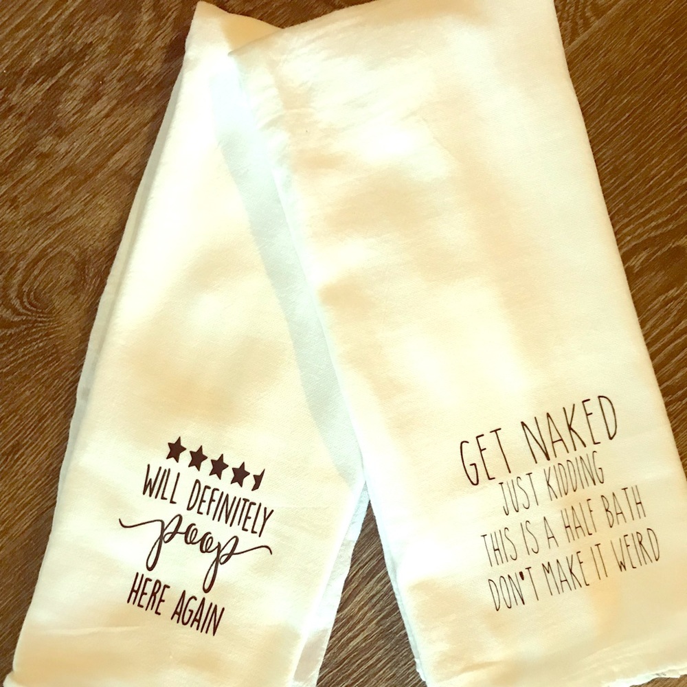 Bathroom Flour Sack Towels